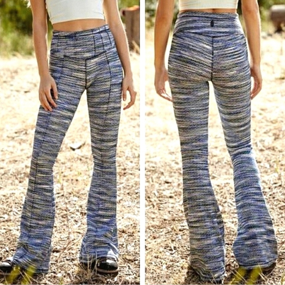 NWT Free People Movement On It Flare Leggings Indigo Size XS
